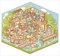 Isometric Sticker Scene, Large Size, 3D Landscape Sticker Activity, Adorabilities